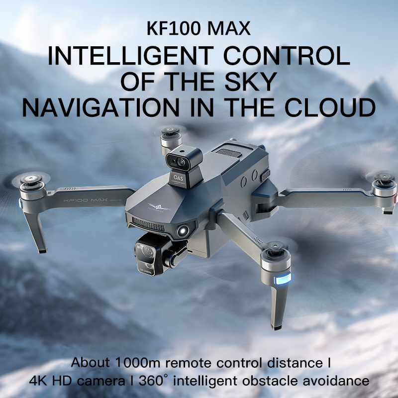 KF100 MAX GPS Drone 4K Camera  - đánh giá và giá Drone Gimbal 3 Axis