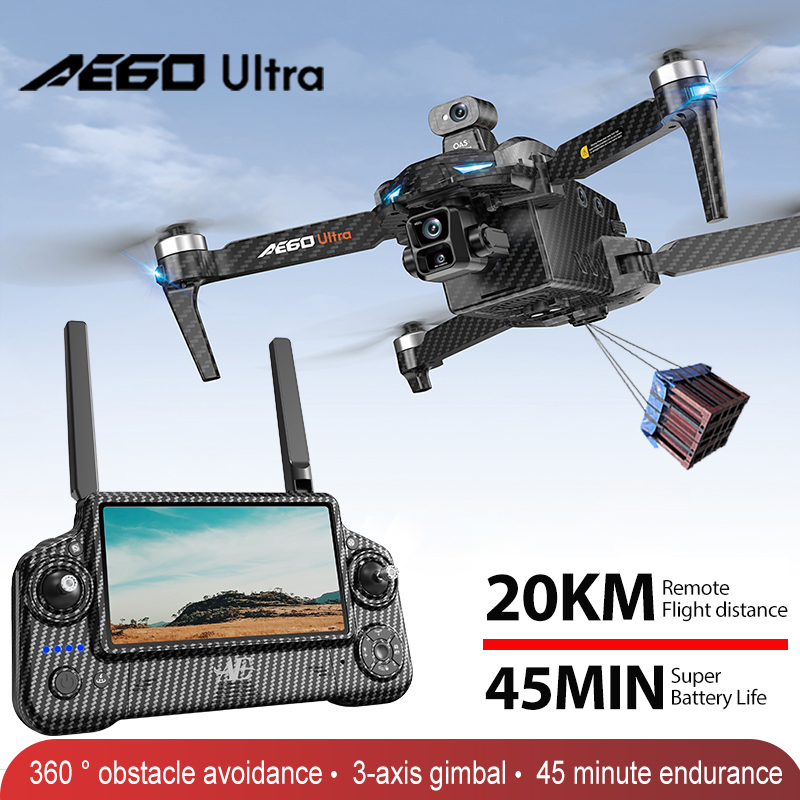 AE60 GPS Drone Professional 8K - đánh giá và giá Drone Gimbal 3 Axis