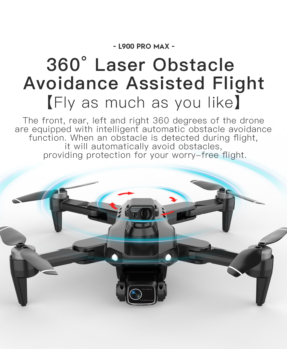 LYZRC L900 PRO MAX Laser obsta - đánh giá và giá Drone Gimbal 2 Axis